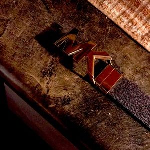 Reversible Michael Kors belt (Gold/Brown)